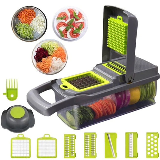 Vegetable Cutter and Slicer Chopper with Steel Blade AK.L003